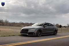 Gray Audi RS 7 - Stance