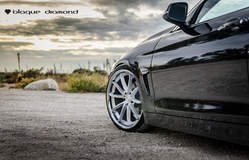 2016 BMW 430i Fitted With 22 Inch BD-23’s in Silver w/ Chrome SS Lip