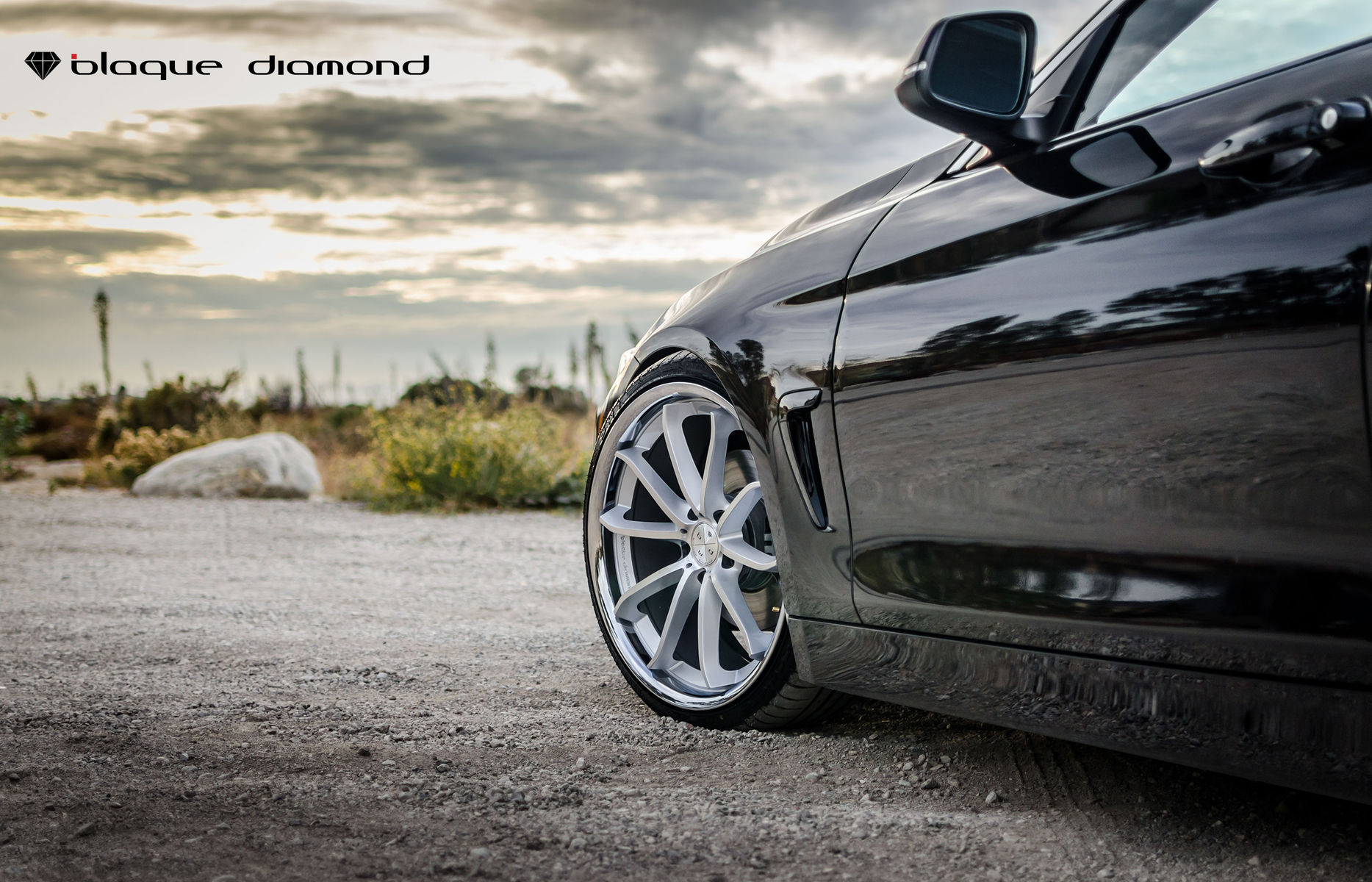 2016 BMW 4 Series | 2016 BMW 430i Fitted With 22 Inch BD-23’s in Silver w/ Chrome SS Lip