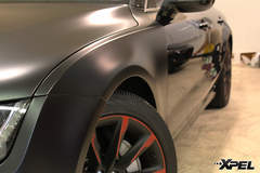 Audi A7 fully wrapped in XPEL STEALTH matte-finish paint protection film