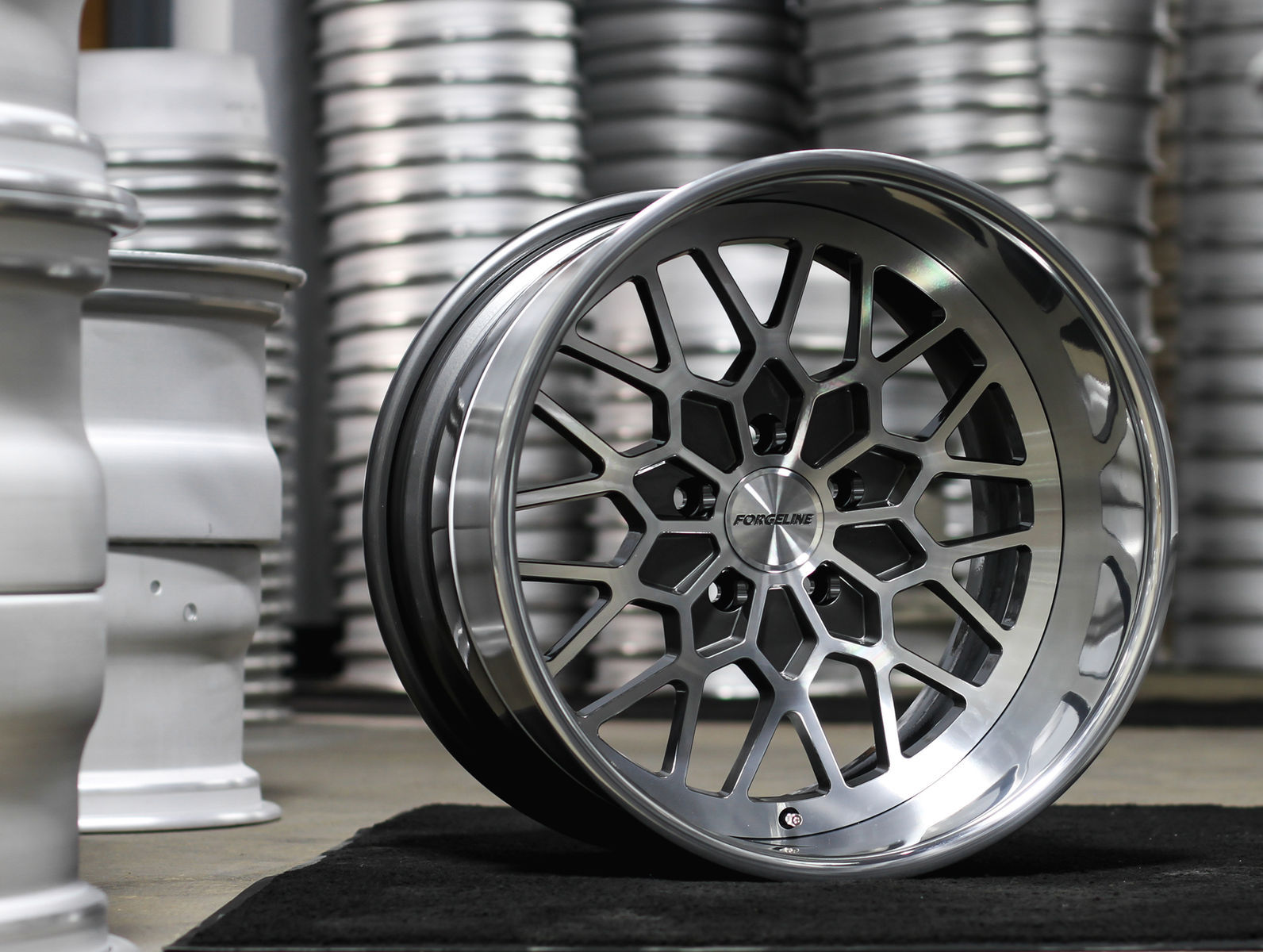 Forgeline Heritage Series TA3 Wheel Finished with Pearl Gray/HTM Center ...