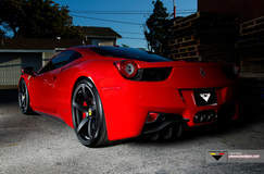 458 on Vorsteiner wheels