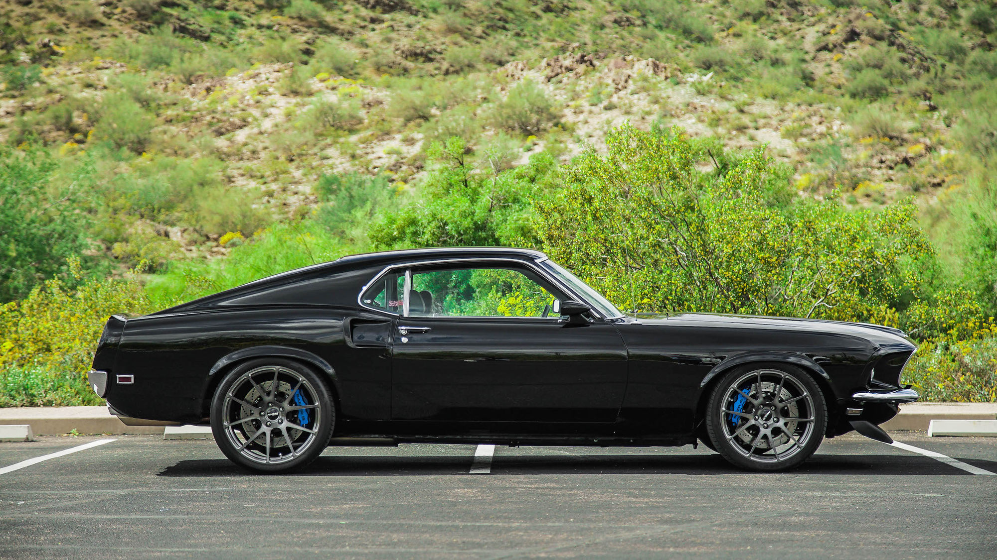 1969 Ford Mustang | Hal Baer's Pro-Touring '69 Mustang Fastback on Forgeline One Piece Forged Monoblock GA1R Wheels