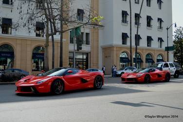 La Ferraris heading to the F60 America Unveiling