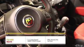 Hot hatchback 2013 Fiat 500 Abarth gets a turbo and now XPEL paint protection film clear bra