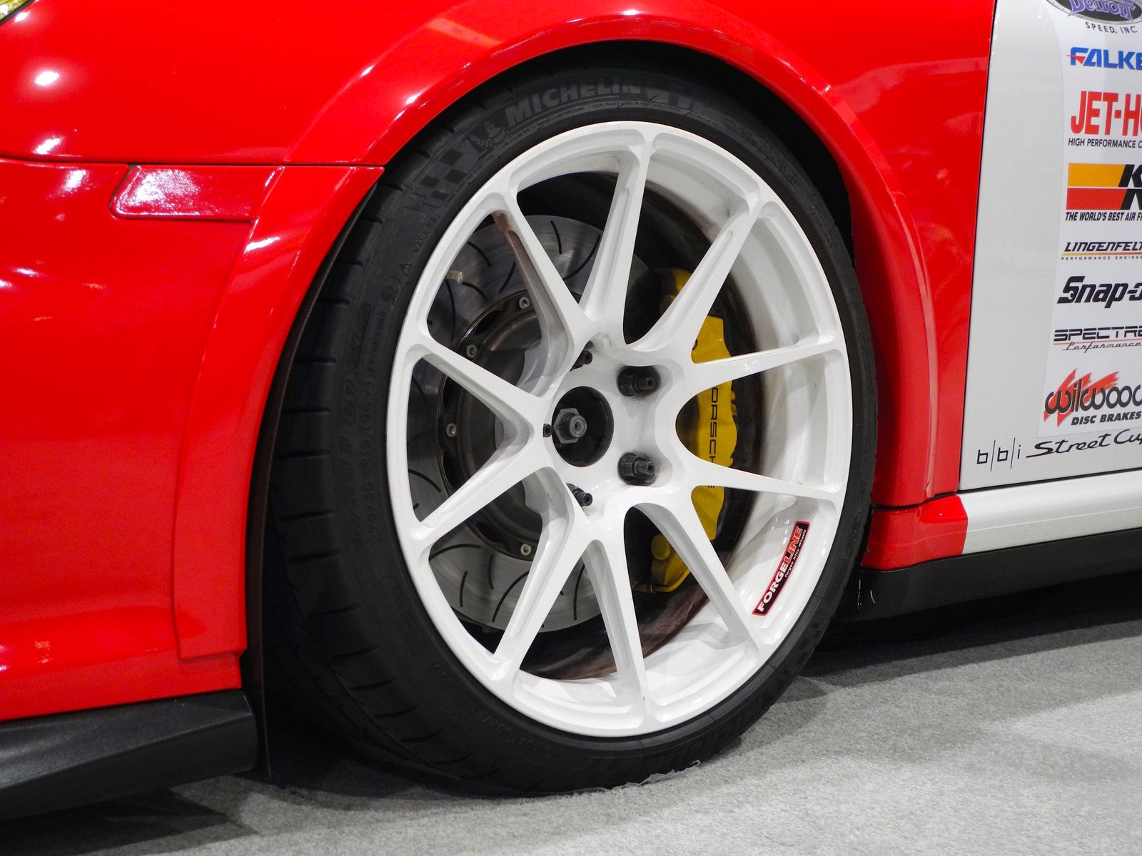 2008 Porsche 911 | BBi Autosport's 997.1 Porsche 911 Turbo on Forgeline 1pc Forged Monoblock GA1R Open Lug Wheels