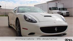 2012 Ferrari California with XPEL ULTIMATE clear bra