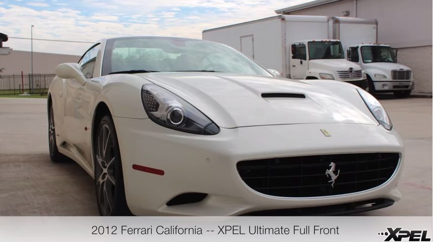 2012 Ferrari 458 Italia | 2012 Ferrari California with XPEL ULTIMATE clear bra