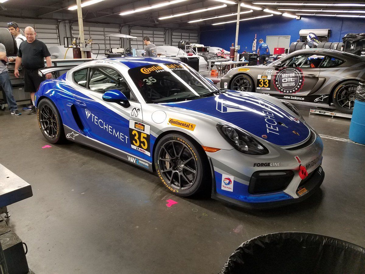 2017 Porsche Cayman | CJ Wilson Racing Porsche Cayman GT4 Clubsports Test at Roar Before the 24 on Forgeline One Piece Forged Monoblock GS1R Wheels