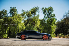 2015 Chevy Camaro Fitted With 22 Inch BD-8’s in Orange