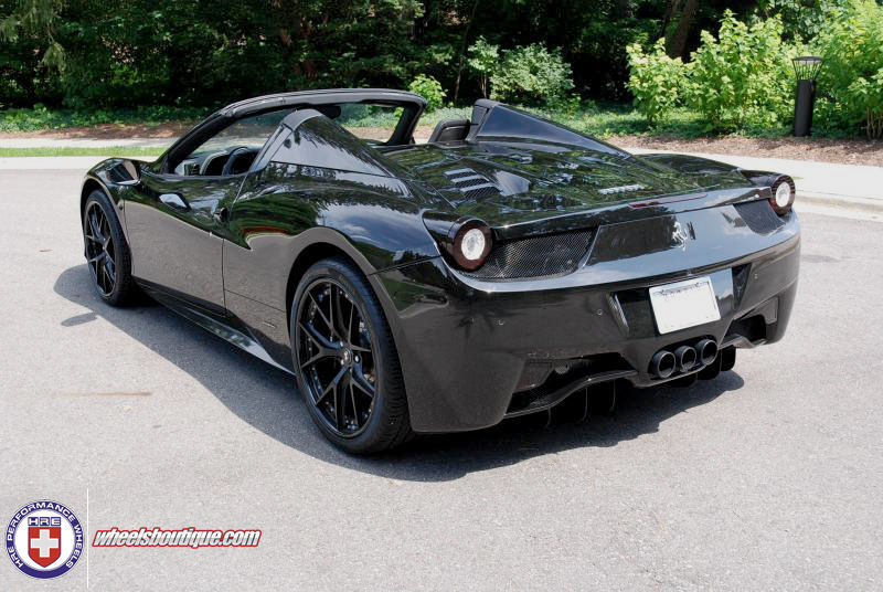  Ferrari 458 Italia | Ferrari 458 on HRE S101 - Blacked Out