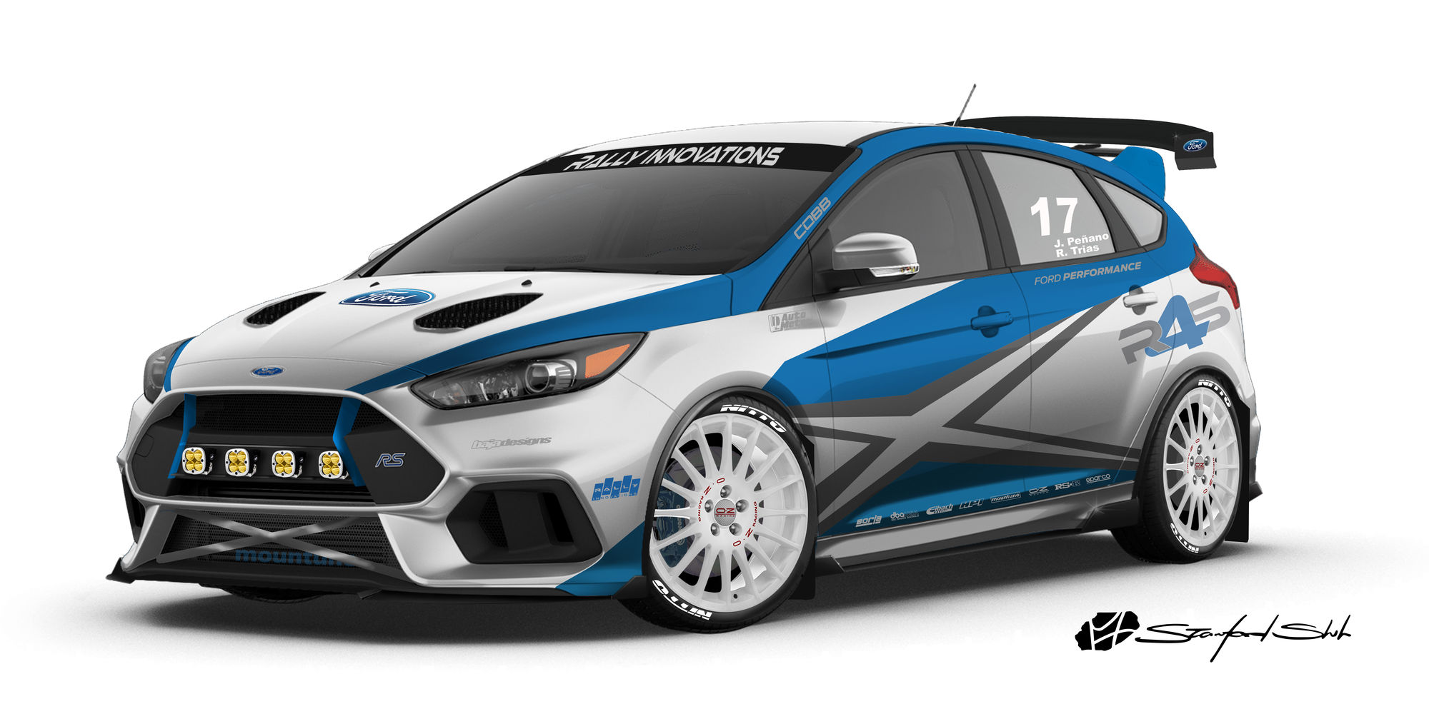 2017 Ford Focus RS | 2017 Ford Focus RS by Rally Innovations - Rending FordSEMA