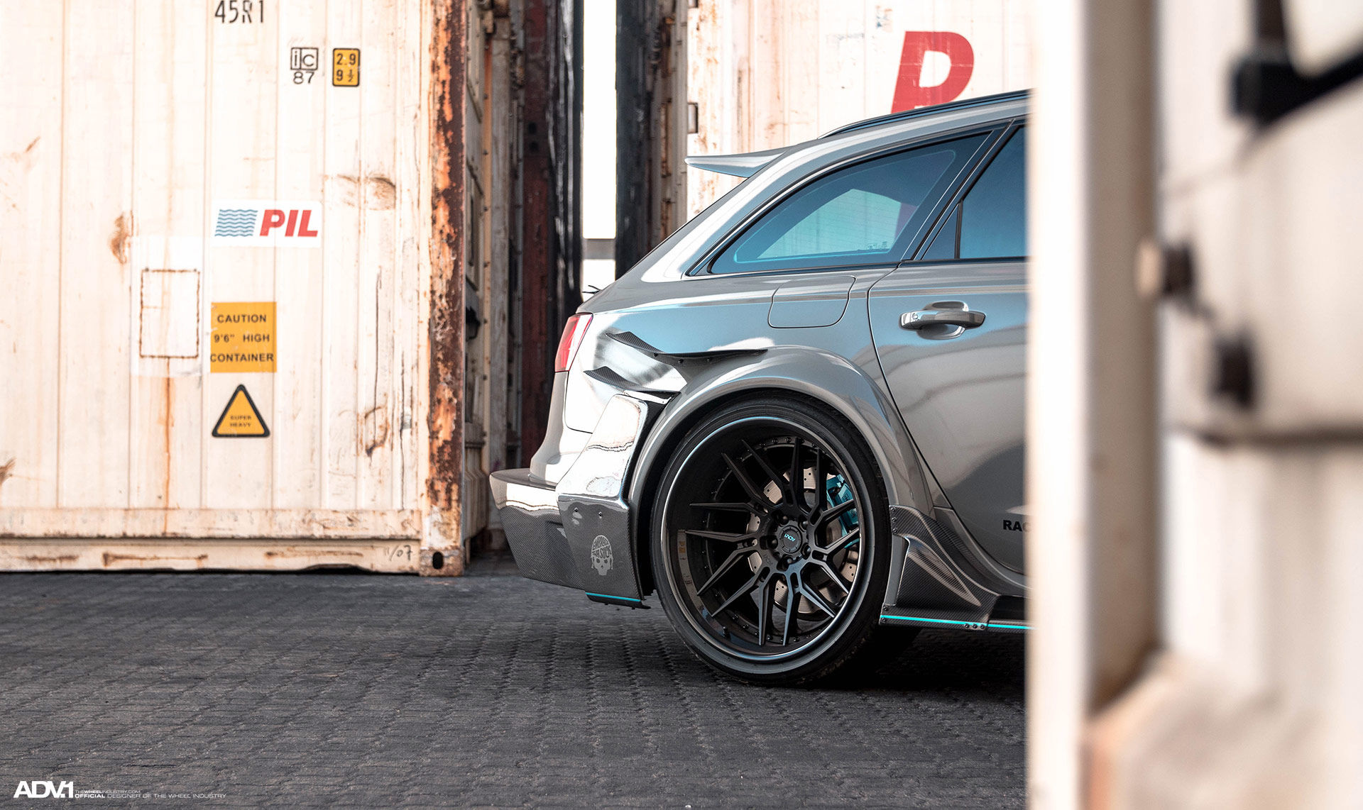 Audi RS 6 | Nardo Gray Carbon Fiber Widebody Audi RS6 Avant - ADV.1 Wheels ADV7R Track Spec CS