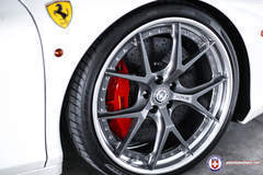 Ferrari 458 on HRE S101 at the Track  