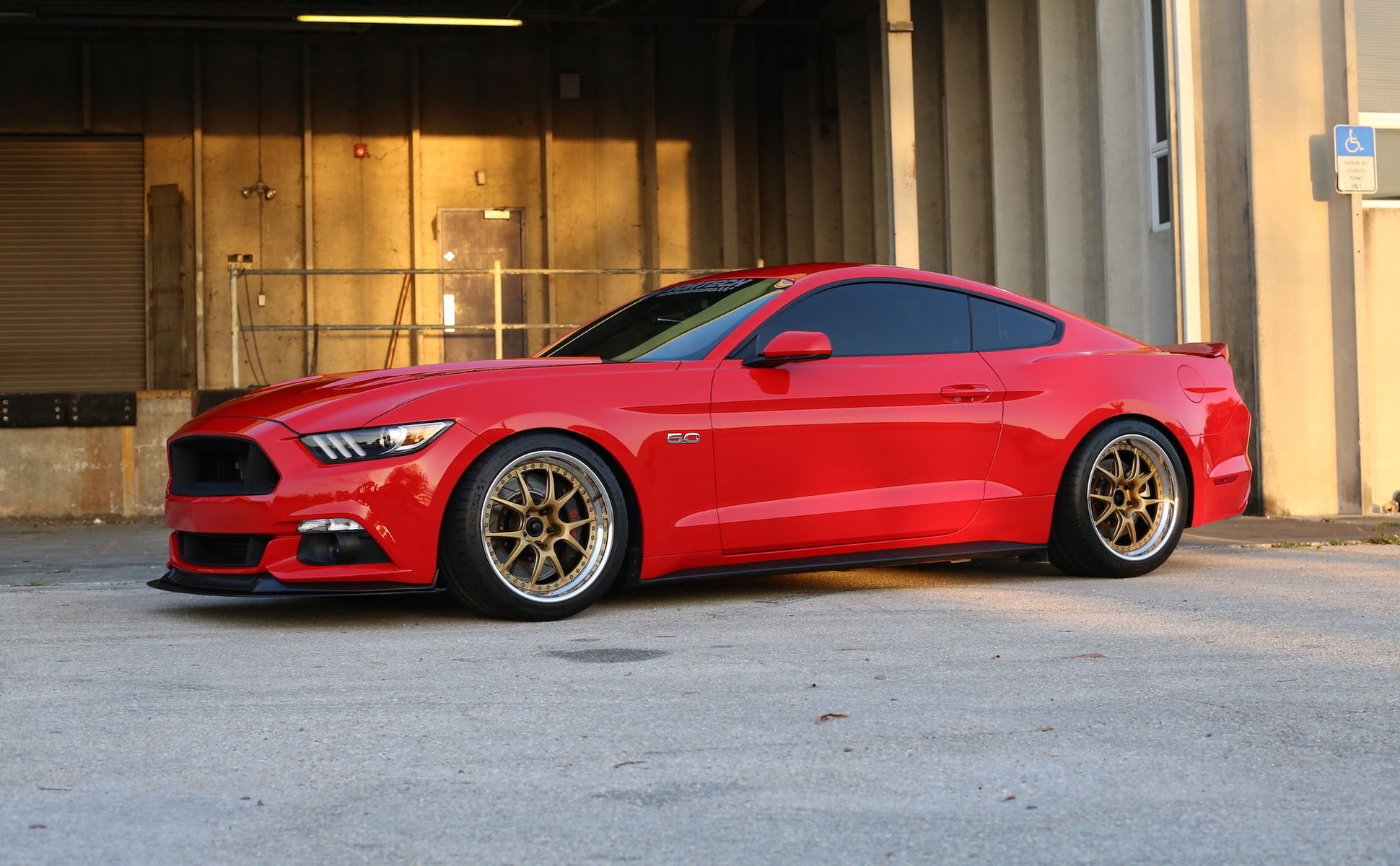 2016 Ford Mustang | Sharad's UPR Products Mustang GT on Forgeline GA3R Open Lug Wheels