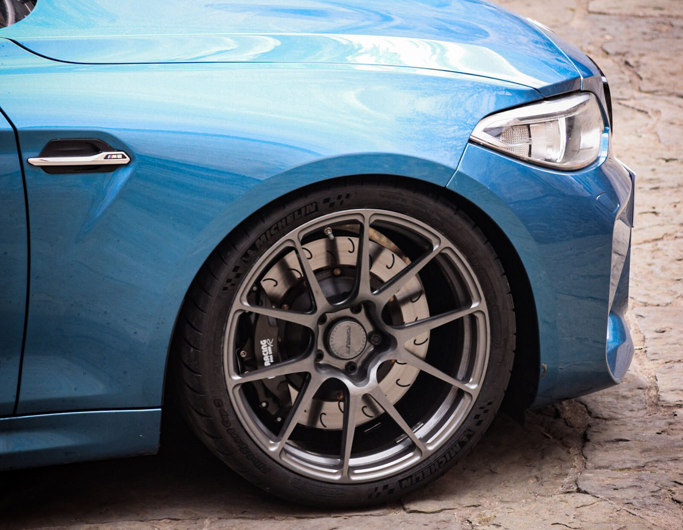 2019 BMW M2 | Riera Racing BMW M2 on Forgeline One Piece Forged Monoblock GA1R Open Lug Wheels