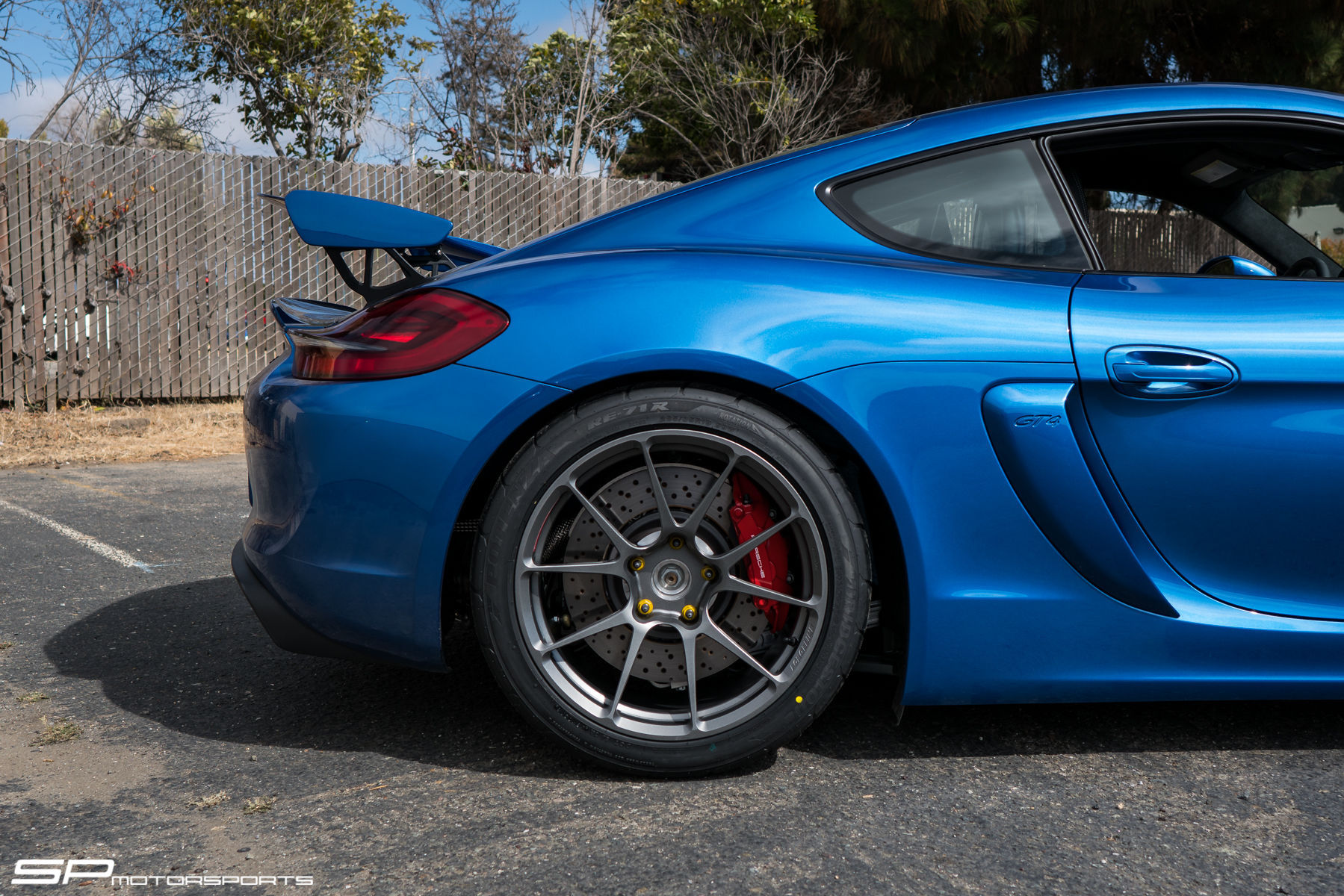 2016 Porsche Cayman | Sapphire Blue Porsche Cayman GT4 by SP Motorsports on Forgeline One Piece Forged Monoblock GS1R Wheels
