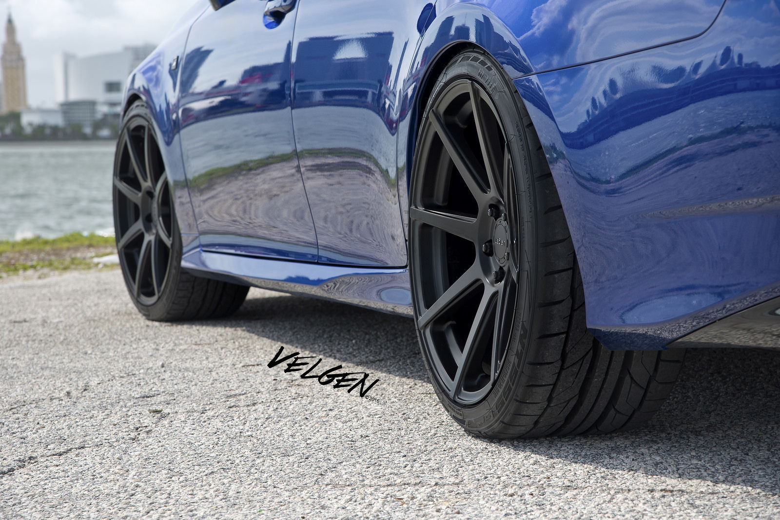 2016 Lexus GS 350 | 2016 Lexus GS350 FSport on Velgen Wheels VMB8 - Fitment Shot