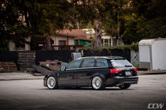 Black Audi S4 Avant Wagon - CCW Classic Polished 3 Piece Wheels