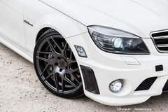 2010 Mercedes C63 Fitted With 19 Inch BD-3’s in Matte Graphite