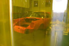 Porsche 911 in the Paint Booth