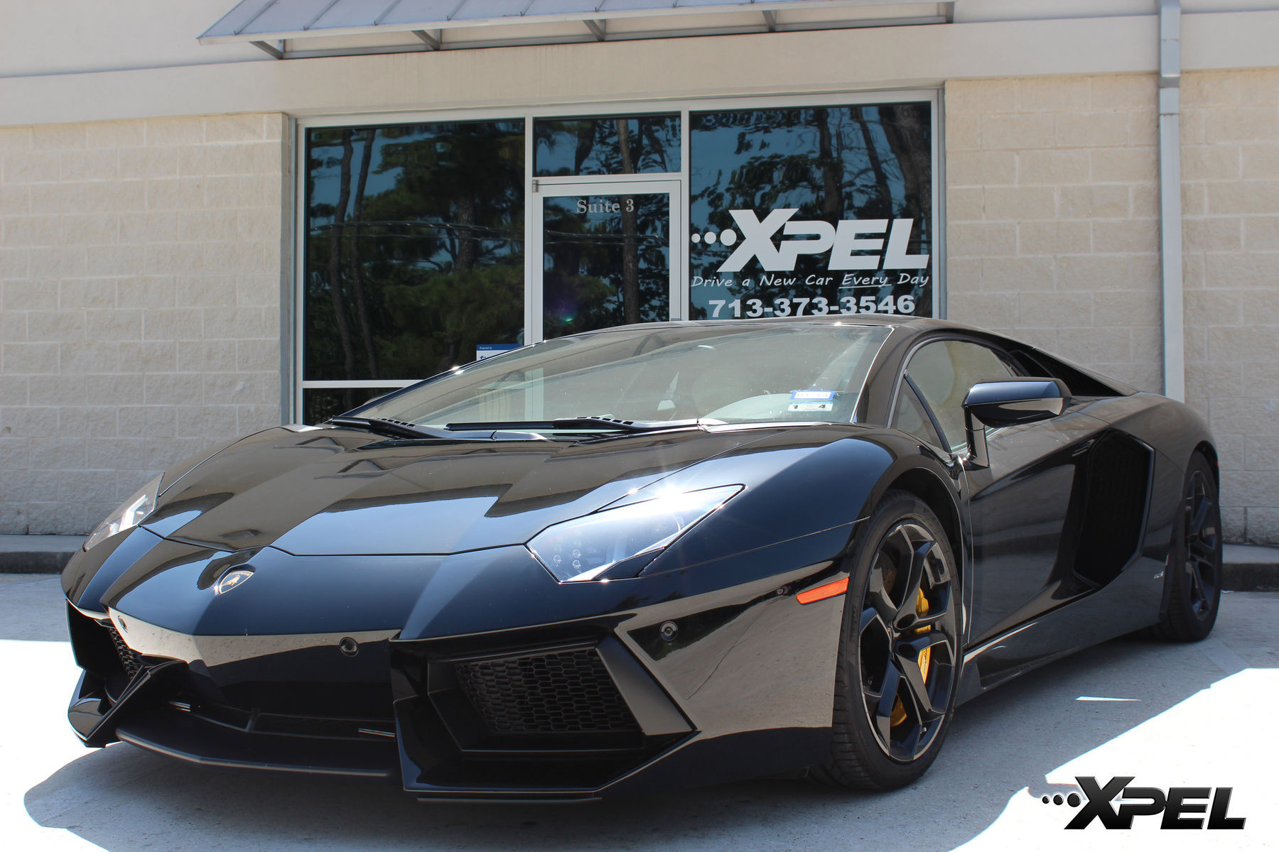 Lamborghini Aventador | Lamborghini with XPEL ULTIMATE paint protection film