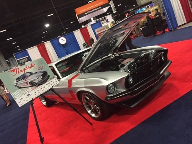 1969 Ford Mustang | Raybestos '69 Mustang on Forgeline GA3C Concave Wheels