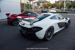 White & Volcano Red McLaren P1