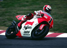 Wayne Rainey with SHOEI X-8