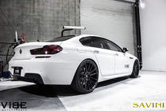 BMW 6-Series Gran Coupe on 22" Savini BM9 Wheels - Indoor Shot