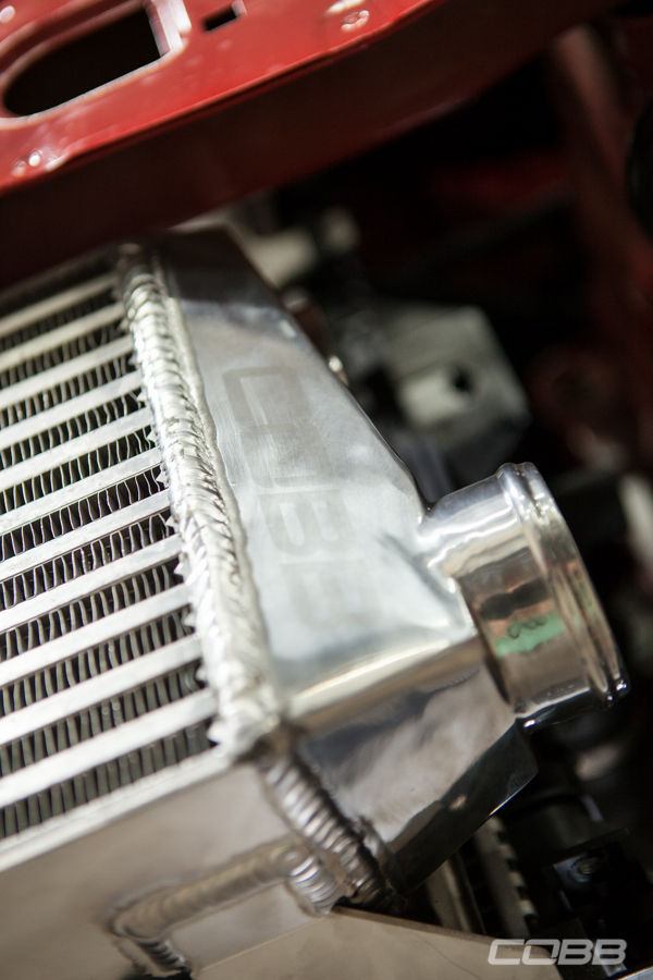 2015 Ford Focus ST | 2015 COBB Tuning Ford Focus ST - Intercooler Close Up Shot