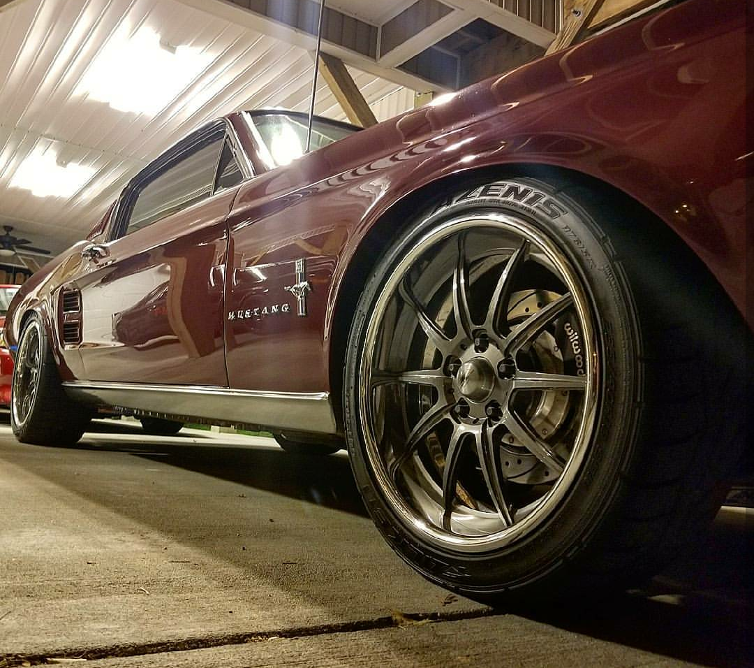 1967 Ford Mustang | Mustang on Billet Specialties Toploader Wheels