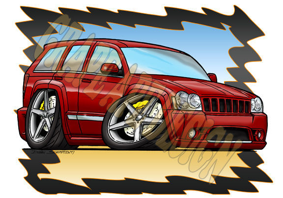 2009 Jeep Grand Cherokee | Jeep Grand Cherokee SRT8 art design