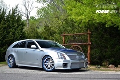 Whiteside Customs Cadillac CTS-V Wagon V800 on Forgeline VX3C Wheels