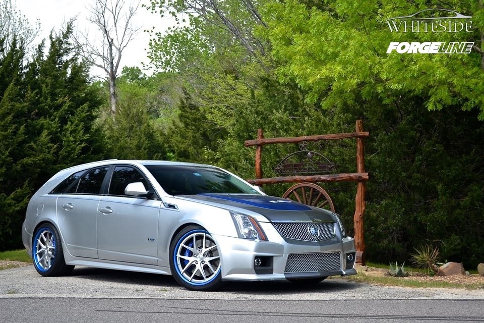 2014 Cadillac CTS-V Wagon | Whiteside Customs Cadillac CTS-V Wagon V800 on Forgeline VX3C Wheels
