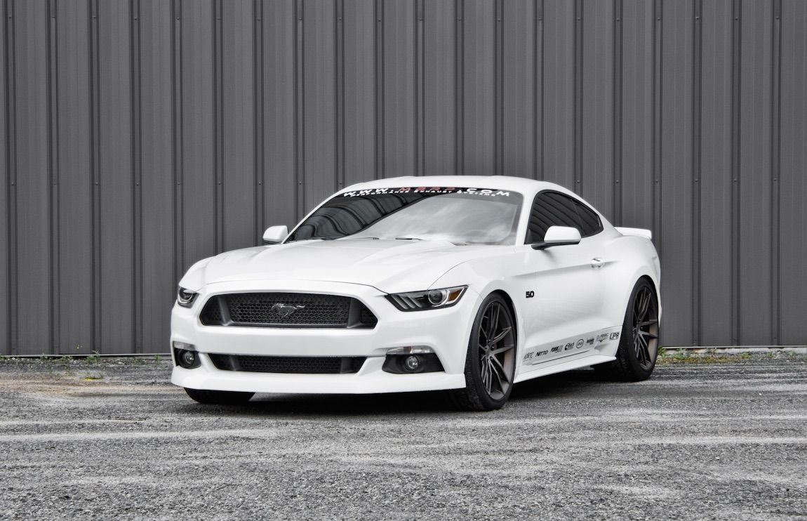 2015 Ford Mustang | MBRP Performance Exhaust's S550 Ford Mustang GT on Forgeline One Piece Forged Monoblock AR1 Wheels