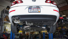 The Milltek Catback and its perfect silver tips