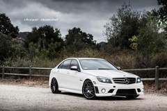 2010 Mercedes C63 Fitted With 19 Inch BD-3’s in Matte Graphite