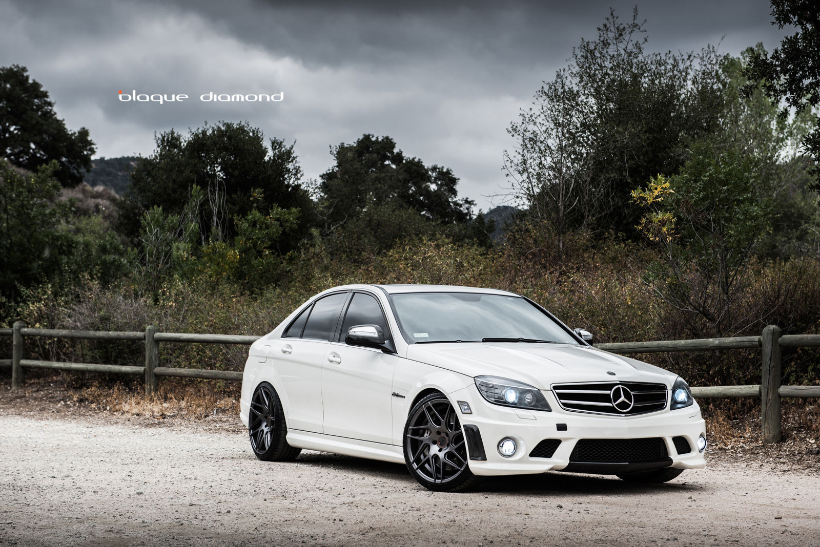 2010 Mercedes-Benz C63 AMG | 2010 Mercedes C63 Fitted With 19 Inch BD-3’s in Matte Graphite