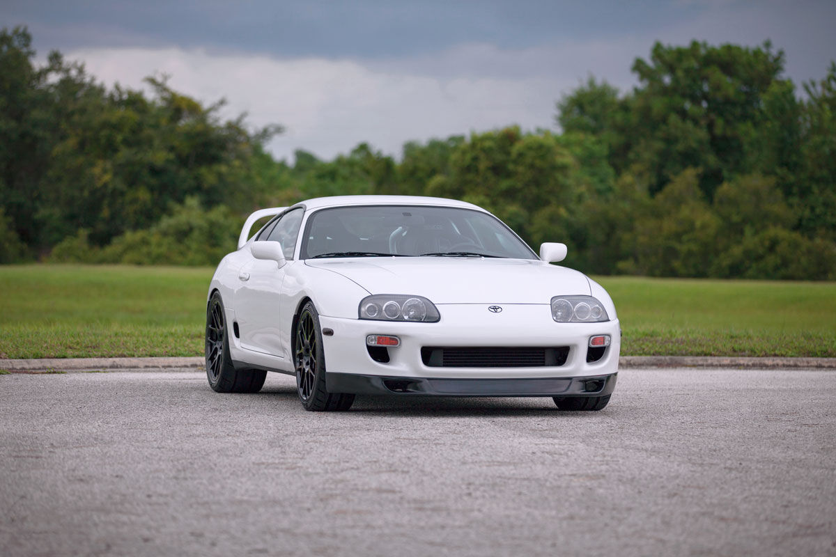 Toyota Supra a80 Tuning White