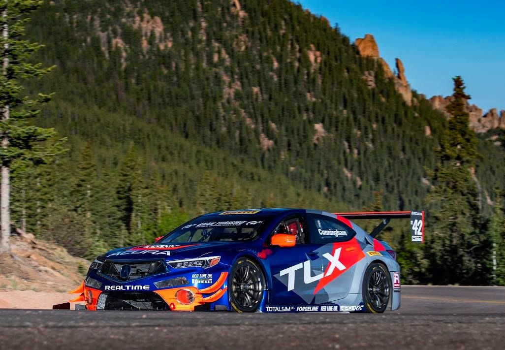 2018 Acura TLX | RealTime Racing's Acura TLX-GT to Tackle Pikes Peak on Forgeline One Piece Forged Monoblock GTD1 Wheels