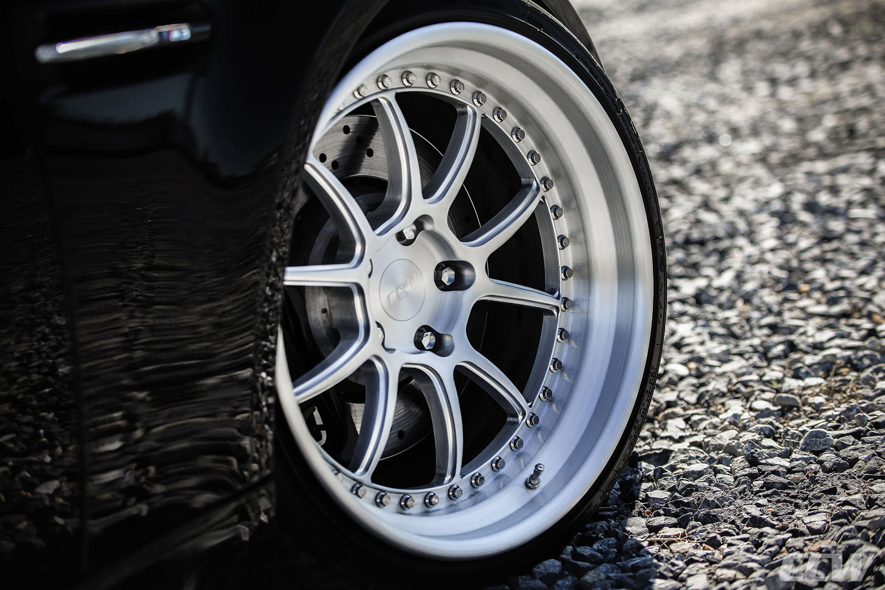 2010 BMW M3 | Black BMW E90 M3 Sedan - CCW HS540 Hybrid 2 Piece Forged Wheels