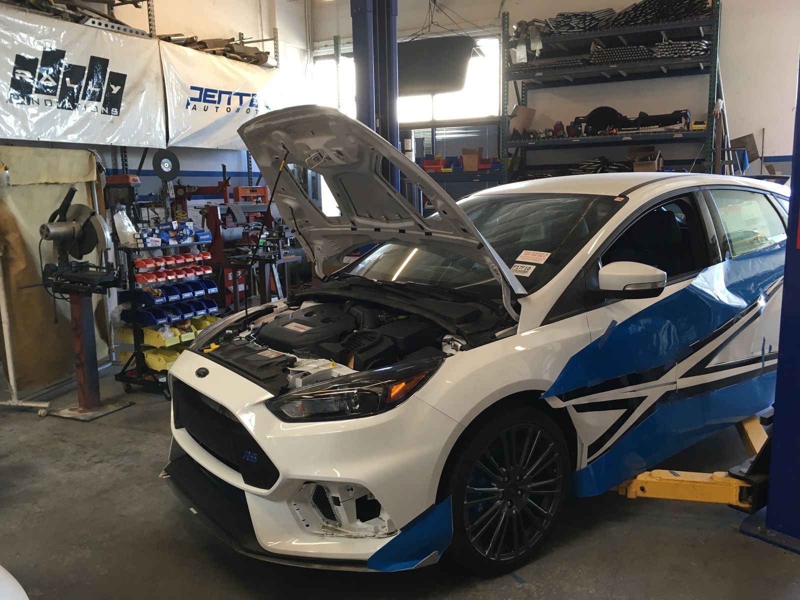 2017 Ford Focus RS | 2017 Ford Focus RS by Rally Innovations - Hood Up FordSEMA