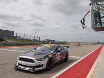 PF Racing's #55 Ford Mustang GT4 Wins at COTA on Forgeline One Piece Forged Monoblock GS1R Wheels