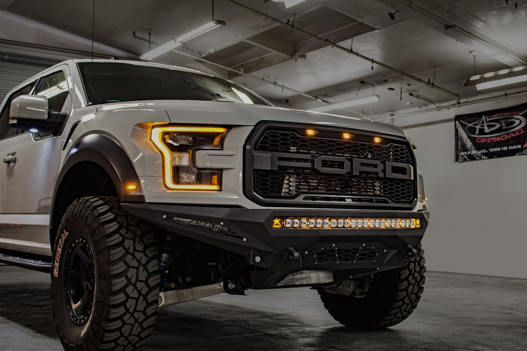 2017 Ford Raptor Stealth Fighter Front & Rear Bumpers