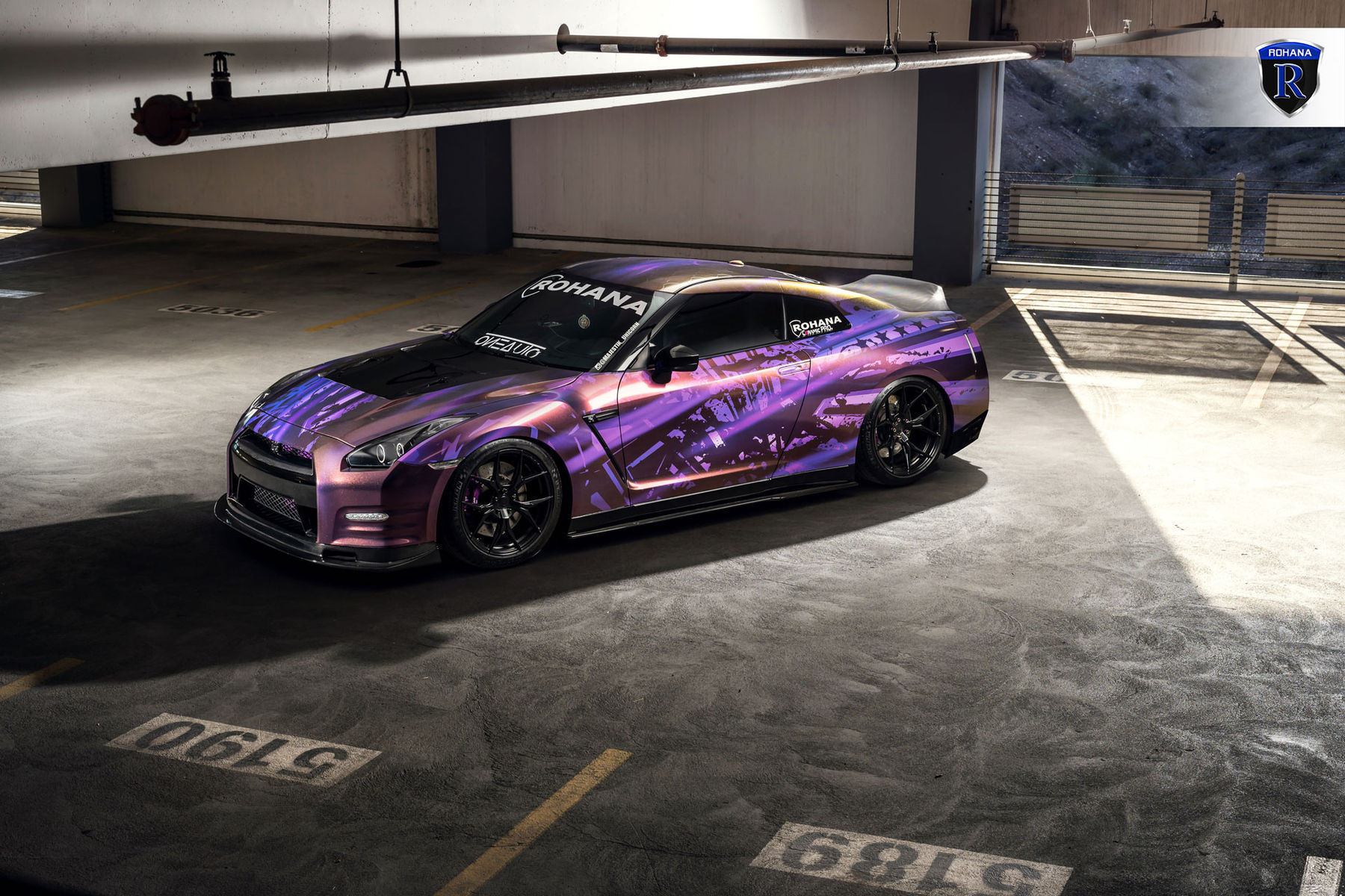 2016 Nissan GT-R | Wrapped Nissan GTR - Top View