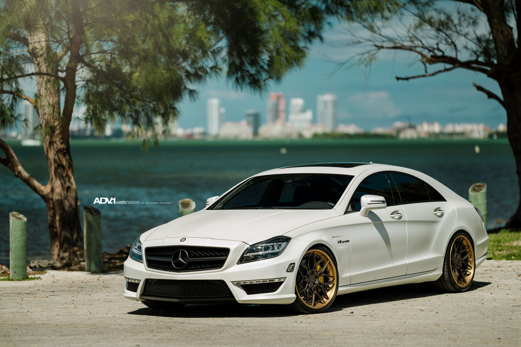 Mersedes CLS 63 AMG чёрно белый