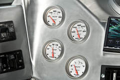 RCH Designs Custom Built Hummer H1 - Interior Auto Meter Gauges