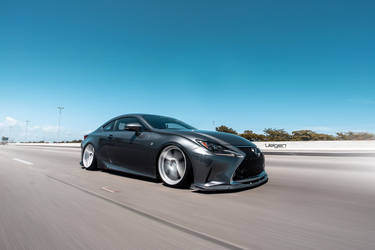 2016 Lexus RC 350 | Bagged Lexus RC350 F-Sport on Classic5 Matte Silver
