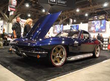 TBT: Roadster Shop Wins GM Design Award for "Best Chevy Sports Car" at the 2015 SEMA Show with Barry B's '64 Corvette on Forgeline RS6 Wheels
